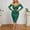 Green, variant on Off Shoulder Bodycon Midi Dress With Ruffled Long Sleeves For Night Out Party Evening Wear And Women's Summer Dresses Casual Beach Casual Summer Dresses for Older Women Short Summer Dresses