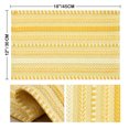 thumbnail image 4 of Sm:)e Wheat Ear Yellow Farmhouse Woven Placemats Set of 4,12x18 Inch, Seasonal Holiday Rustic Kitchen Dining Table Decoration for Home Party Decor, 4 of 6