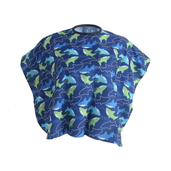 Child Kids Hairdresser Hair Cutting Barber Cape Haircut Apron Clothes Waterproof