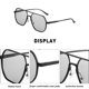thumbnail image 3 of Gafas de sol casuales de alta gama con montura grande que cambian de color, fabricadas en TAC, aluminio y magnesio., 3 of 5