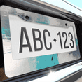 thumbnail image 6 of 1 Pcs Abstract License Plate Frame, License Plate Cover for Car Decorative Parts, Aluminum License Plate Bracket Holder Rust-Proof Weather-Proof for US Standard Car, 6 of 9