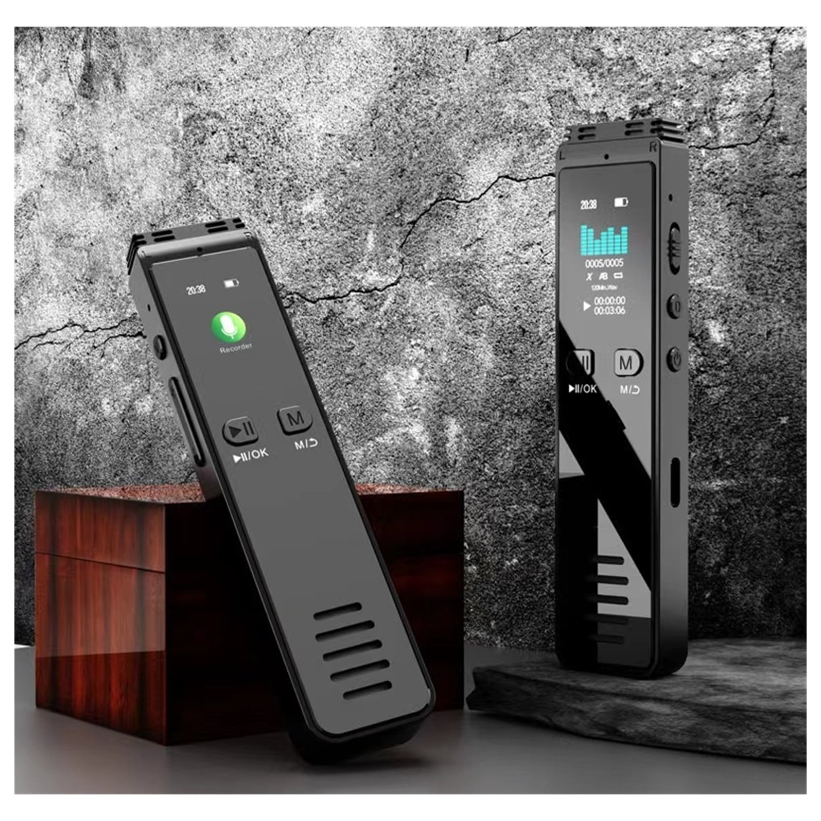 Voice Activated Digital Recorder USB Pen Phone Call Recording A Key Fast Mp3 Play