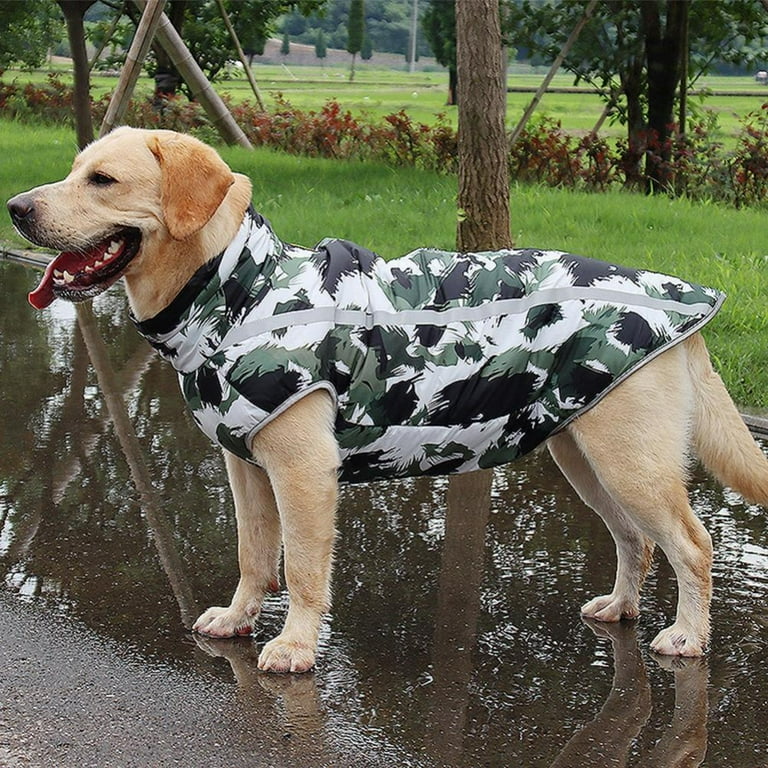 Dog Clothes Colorful Reflective Waterproof Jacket Winter Warm