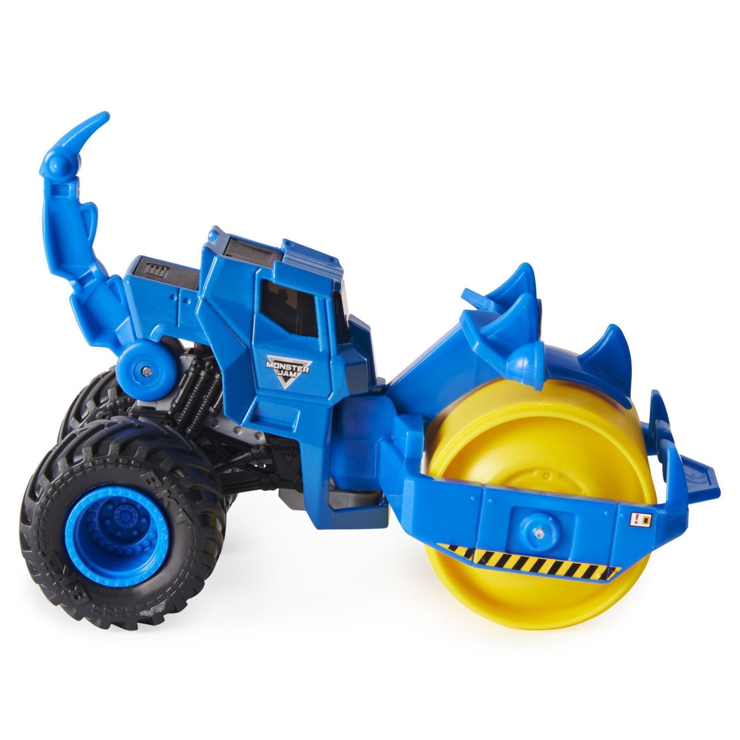 Monster Jam, Monster truck Rolland Dirt Squad Steamroller officiel avec pièces mobiles