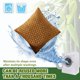 thumbnail image 4 of Juego de 2 fundas de almohada decorativas de terciopelo, conjunto de textura cuadrada, funda de almohada para sofá y dormitorio, 4 of 5