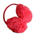 thumbnail image 2 of dianhelloya Soft Warm Plush Knit Earmuff for Outdoor Grey, 2 of 8