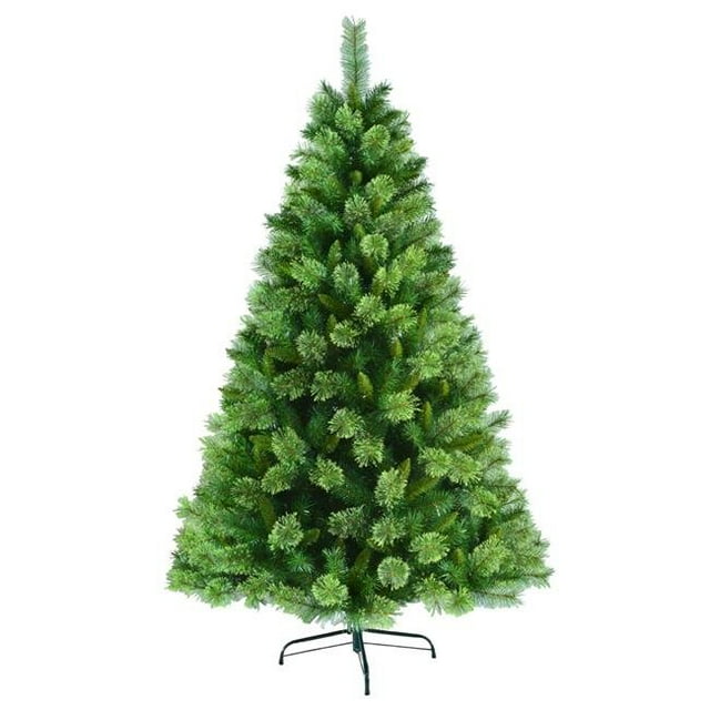 Arbre de Noël Artificiel 6,5 Pi. avec Base en Métal