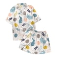 thumbnail image 4 of GDREDA Ensemble de Sommeil pour Femmes Dames Mode Décontractée Lapin de Pâques Impression Numérique 3D Pyjama Court Combinaison de Pyjama Femmes Ensembles de Pyjama pyjamas Beige,TTG, 4 of 4