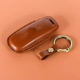 thumbnail image 5 of Leather Motorcycle Key Case Cover For Honda GL1800 Gold Wing GoldWing CNC 2018 2019 2020 Remote Protection Shell Fob Accessories, 5 of 5