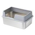 thumbnail image 3 of Bandeja de arena para gatitos, caja de arena para gatos, caja de arena para mascotas, bandeja de arena tamizada, inodoro para gatos Gris, 3 of 8