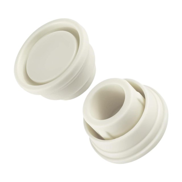 Almencla 2 Pcs Pare-Chocs pour Échelle de Piscine Pièce de Rechange Cadeaux Blanc Robuste Bouchon d'Échelle de Piscine