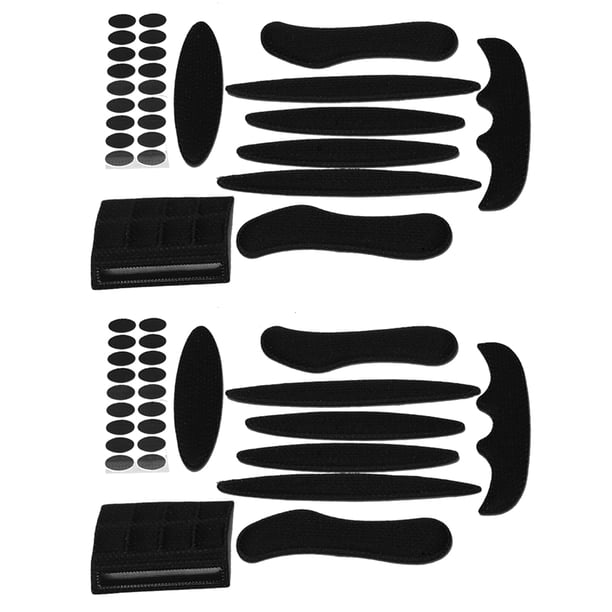 Kit de acolchado para casco de bicicleta MTGHYARE Universal Black (2 juegos)
