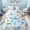 Sky Blue, variant on Erosebridal Cartoon Dolphin Twin Bedding Sets, Seahorse Jellyfish Bedding Comforter Set, Blue, 7pcs