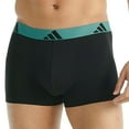 thumbnail image 3 of Adidas Men Boxer Shorts Cotton Black M, 3 of 5