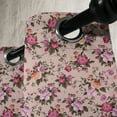 thumbnail image 3 of Ambesonne Flower Grommet Curtain, Floral Pattern with Rose, 50" x 108", Tan Pink Dark Green, 3 of 6