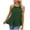 Army Green, variant on Womens Tank Women's Fashion Spring Summer Clothing Solid Color Strapless Bandeau Lace Sleeveless Top Black S