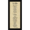 thumbnail image 2 of Hartworks 8x14 Black Modern Framed Museum Art Print Titled - Bible Verse Panel III, 2 of 6