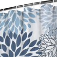 thumbnail image 3 of Blue Floral and Petal Pattern Shower Curtain 36"x72" ,Bathroom Decorative Shower Curtains Set with 12 Hooks,Modern Waterproof Washable Shower Curtain, 3 of 6