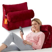Cheer Collection Wedge Pillow with Detachable Bolster & Backrest