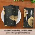 thumbnail image 6 of Napkin Satin Napkin 20*20Inchx4 Kitchen Towel Dinner Plate Towel Decorative Towel Napkin Tea Towel Suitable For Kitchen Table Yellow Duck Cartoon2, 6 of 8