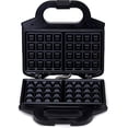 thumbnail image 5 of 2-Slice Waffle Maker with Non-Stick Coating, Easy to Clean, 700W, Black, 5 of 7