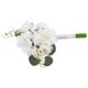 thumbnail image 4 of Ramo de peonías blancas y rosas para novia, elegante arreglo floral artificial para ceremonia de boda, 4 of 7