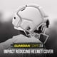 thumbnail image 2 of Funda de casco Guardian Cap XT 2.0 naranja para fútbol, 2 of 7