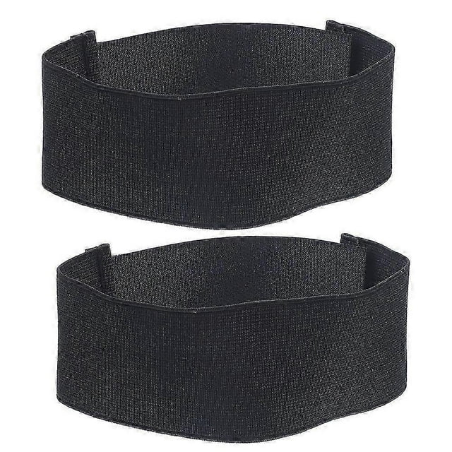 Black Ice Hockey Leg Band for Sports Protection and Support 2Pcs