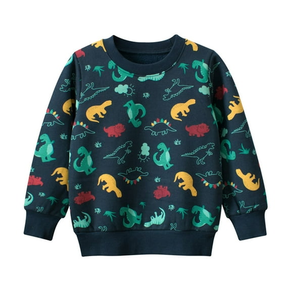 Boys Hoodies & Sweatshirts Autumn Winter Toddler Long Sleeve Cartoon Hoodie Tops for Active Children Clothing