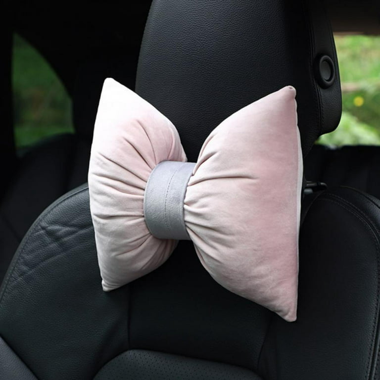 Car Headrest Dutch Velvet Neck Pillow Car Headrest Gray Headrest Car Auto  Neck Cervical Pillow For Car Interior Decoration 