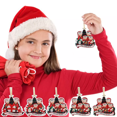thumbnail image 5 of Adorno de árbol de Navidad personalizado, regalo familiar, adorno colgante de acrílico, adorno navideño familiar de amor, Navidad 2024, 5 of 5