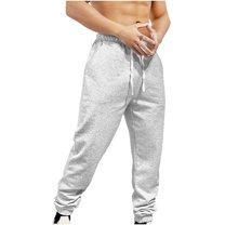 qolati Mens Joggers Pants Solid Drawstring Workout Running Casual Pants Lightweight Regular Fit Elastic Waistband Golf Sweatpants with Pockets