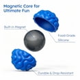thumbnail image 4 of 6 Pcs Magnetic Sensory Balls for Adults & Teens, Silicone Quiet Desk Stress Relief Fidget Ball Toys for Autism, Anxiety,  Fun Gift Idea, Blue, 4 of 9