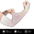thumbnail image 2 of Kdxio Glitter Light Pearl Print UV Sun Protection Arm Sleeves - Tattoo Cover Up - Basketball Arm Sleeve UPF 50 Cooling for Men Women, 2 of 7