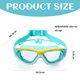 thumbnail image 5 of Juego de gafas de natación y tapones para los oídos Clear View para niños y niñas de Lake Blue, 5 of 5