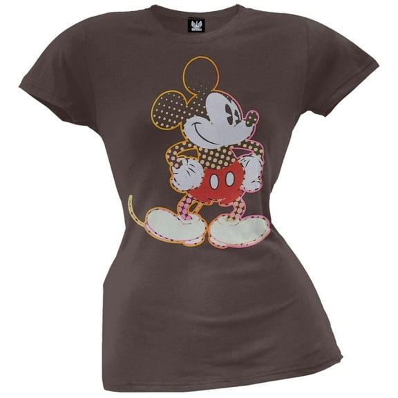 Mickey Mouse - Neon Dots Juniors T-Shirt