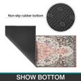 thumbnail image 7 of 2 Piece Bohemian Light Orange Carpet Rug Kitchen Rug Set, Decor Kitchen Rugs, Absorbent Non-Slip Washable Floor Mats, Home Indoor Runner Rugs 17"x47"+17"x30", 7 of 7
