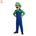 thumbnail image 3 of Super Mario Bros . Disfraz Para Niños Figura De Juego De Una Sola Pieza Rol Usando Conjunto Con Sombrero Y Barba Para Halloween Cosplaypangjing, 3 of 3