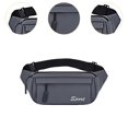 thumbnail image 6 of hengtong Fanny Pack Belt Bag Phone Wallet Pouch Waist Pack for Biking Outdoor Workout Dark Grey, 6 of 9