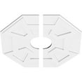 thumbnail image 2 of 26"OD x 6"ID x 9"C x 1"P Logan Architectural Grade PVC Contemporary Ceiling Medallion, Two Piece, 2 of 11