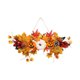thumbnail image 2 of Halloween Pumpkin Maple Leaf Wreath Autumns Maple Leaf And Mini Pumpkins Hanging With Fall Harvests Wall Hanging For Fireplace Porch And Party, 2 of 5
