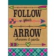 thumbnail image 2 of Jozie B 957 Burlap Follow your Arrow Flag, Large, 2 of 2