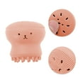thumbnail image 3 of Unique Bargains 1 Pc Silicone Facial Cleansing Brush Octopus Shape 2.01"x2.09" Orange, 3 of 6