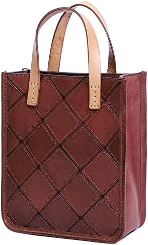 Pikadingnis New Retro Handmade Embossed Shoulder Bag for Women High Quality Leather Women Handbag Large Capacity Female Messenger Purse Bags, Adult