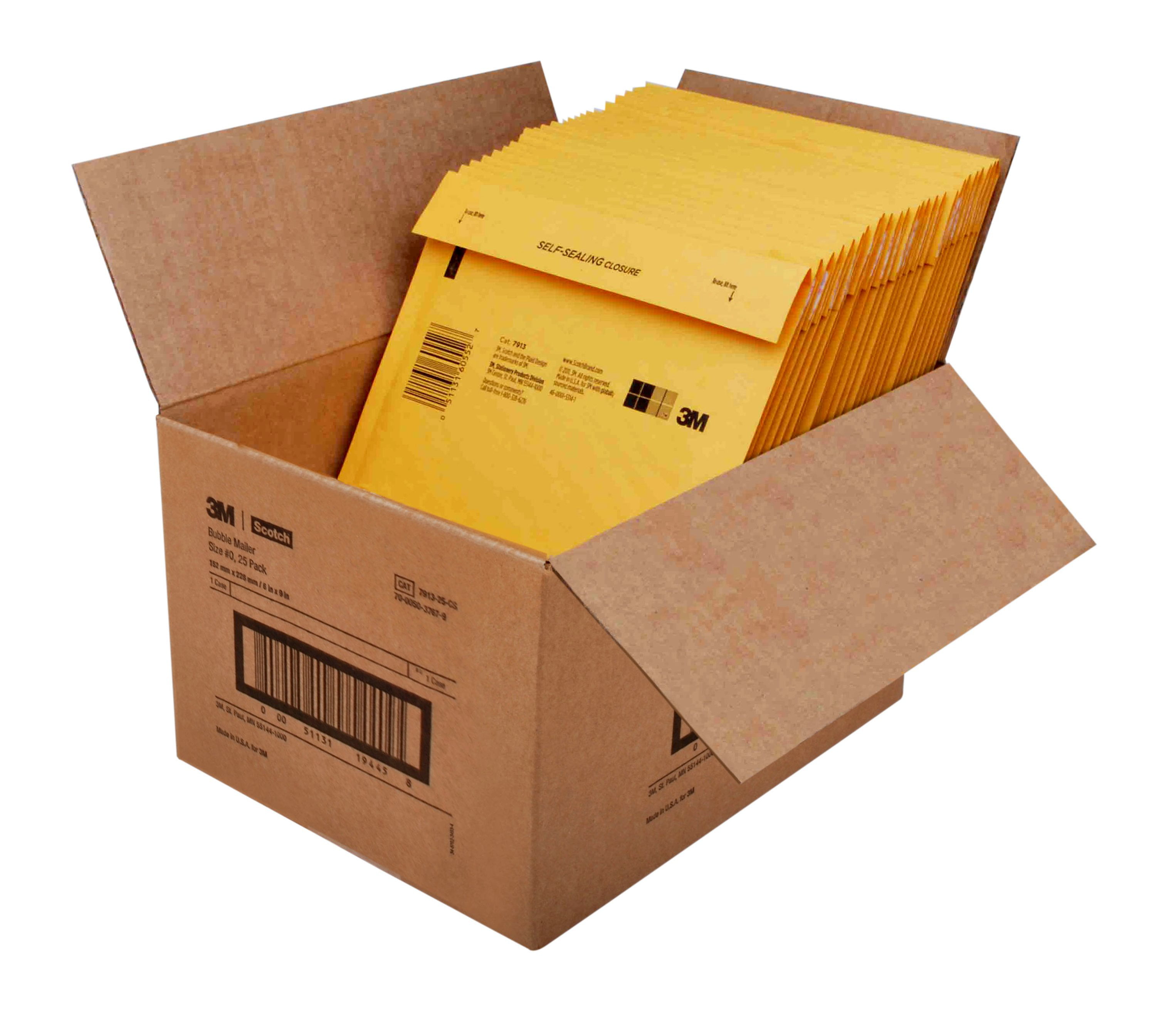 25-Pack Scotch Smart Mailer Size #0 8913-25 6 in x 9 in 