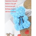 thumbnail image 4 of 1pc Artificial Rose Bear, Romantic And Cute Teddy Bear Made Of Foam Roses For Women, As Birthday, Mother's Day Or Other Occasions Gift (without Gift B, 4 of 4