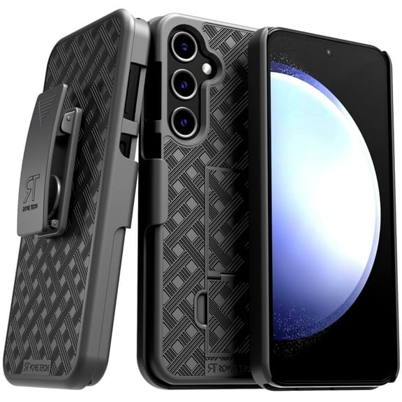 Rome Tech Samsung Galaxy S23 FE Shell Holster Combo Case - Black