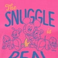 thumbnail image 3 of Disney - Mickey Mouse - The Snuggle Is Real - Juniors Fitted Graphic T-Shirt, 3 of 5