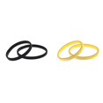 thumbnail image 1 of (2-Pack) Rinsvye 2Pc Mens Metal Spring Gel Lift Pasties Push Up Elastic Stretch Bracelet Bra Petals Reusable Arm Ring Cuff, 1 of 3