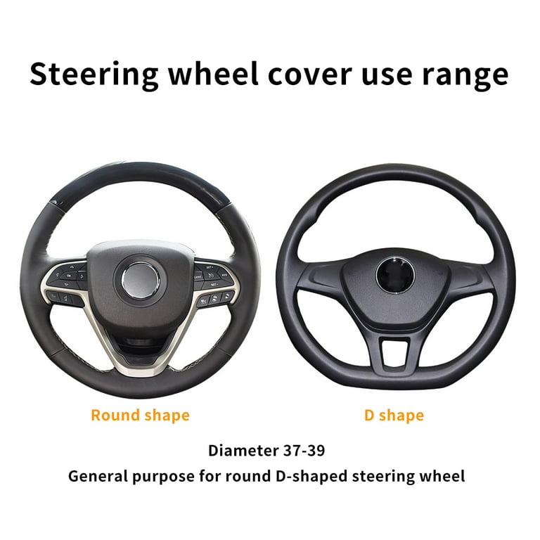 Unique Daisy Wheel Cover Steering Wheel Cover Knitted Fabric Steering Wheel  Protector without Inner Ring Car Interior Accessories 